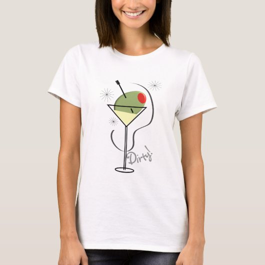 Schmutzige Martini-Liebhaber-T - Shirts u. (Vorderseite)