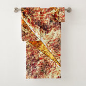 Schmutzige oder rostige unorganisierte Schichten a Badhandtuch Set (Insitu)