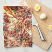 Schmutzige oder rostige unorganisierte Schichten a Geschirrtuch (Viertel Falte)