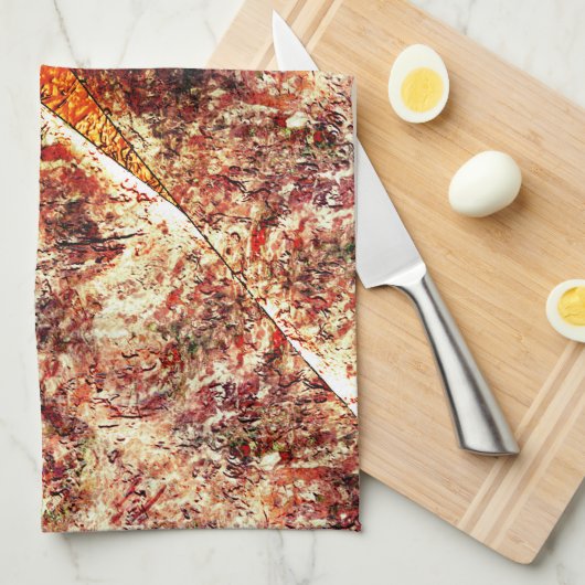 Schmutzige oder rostige unorganisierte Schichten a Geschirrtuch (Viertel Falte)