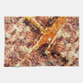 Schmutzige oder rostige unorganisierte Schichten a Geschirrtuch (Horizontal)