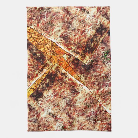 Schmutzige oder rostige unorganisierte Schichten a Geschirrtuch (Vertikal)