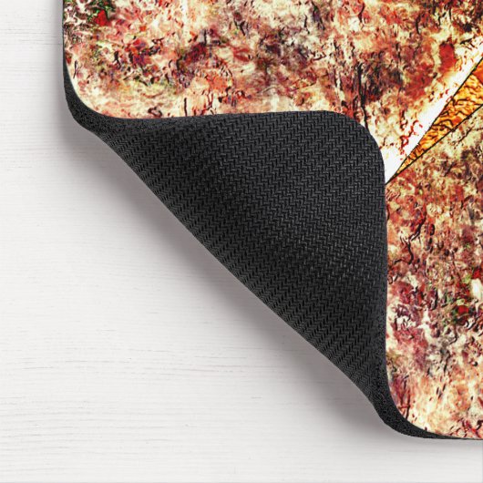 Schmutzige oder rostige unorganisierte Schichten a Mousepad (Ecke)