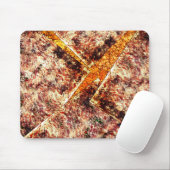 Schmutzige oder rostige unorganisierte Schichten a Mousepad (Mit Mouse)