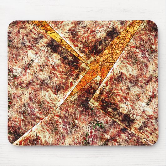 Schmutzige oder rostige unorganisierte Schichten a Mousepad (Vorne)