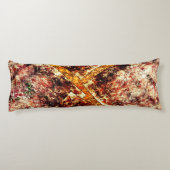 Schmutzige oder rostige unorganisierte Schichten a Seitenschläferkissen (Rückseite)