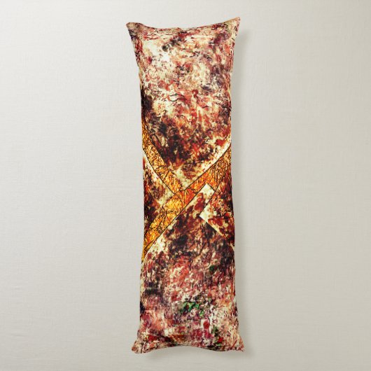 Schmutzige oder rostige unorganisierte Schichten a Seitenschläferkissen (Rückseite (Vertikal))