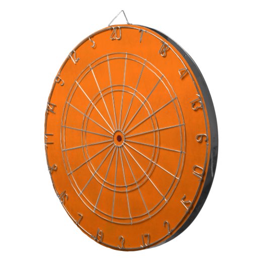 Schmutzige Orange Dartscheibe (Vorderseite rechts)
