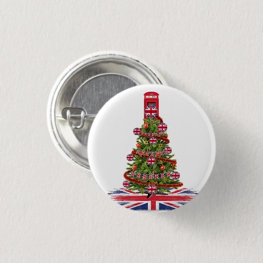 Schmutzige Pullover für Ihre gesamte britische Fam Button (Vorne & Hinten)