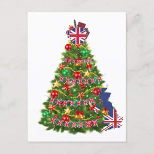 Schmutzige Pullover für Ihre gesamte britische Fam Feiertagspostkarte