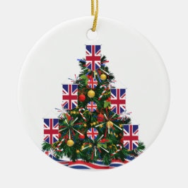 Schmutzige Pullover für Ihre gesamte britische Fam Keramik Ornament