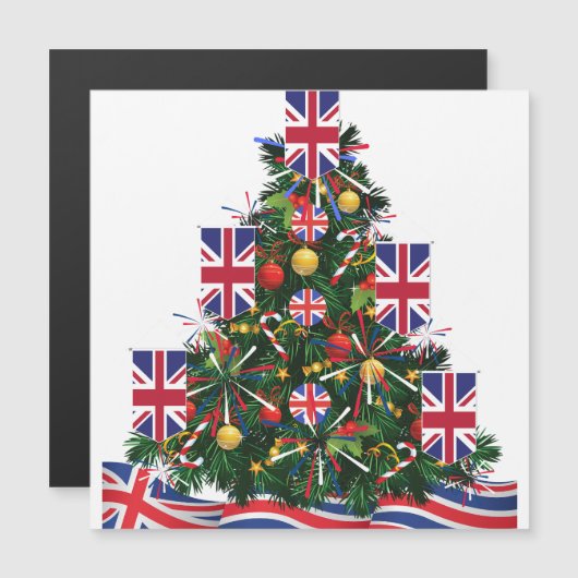 Schmutzige Pullover für Ihre gesamte britische Fam Magnetkarte (Vorne/Hinten)