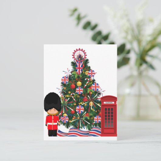 Schmutzige Pullover für Ihre gesamte britische Fam Postkarte (Stehend Vorderseite)