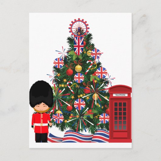 Schmutzige Pullover für Ihre gesamte britische Fam Postkarte (Vorderseite)