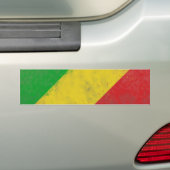 Schmutzige Rasta farbige Stangen Autoaufkleber (Auf Auto)