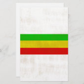 Schmutzige Rasta Streifen Briefpapier (Vorne/Hinten)