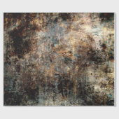 Schmutzige rostige Schmutz-Oberfläche Geschenkpapier (Flach)