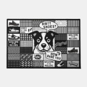 Schmutzige Schuhe? Wie kannst du es wagen! - Stilv Fußmatte (Vorderseite)