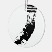 Schmutzige Socken Keramikornament (Links)