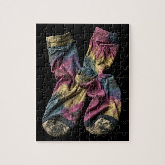 Schmutzige Socken Sammlung Puzzle (Vertikal)