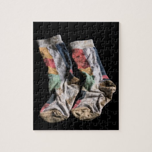 Schmutzige Socken Sammlung Puzzle (Vertikal)