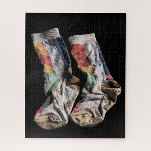 Schmutzige Socken Sammlung Puzzle (Vertikal)