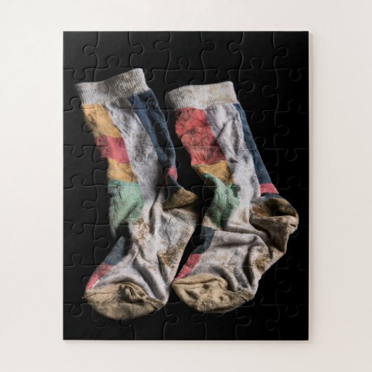 Schmutzige Socken Sammlung Puzzle (Vertikal)