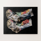 Schmutzige Socken Sammlung Puzzle (Horizontal)