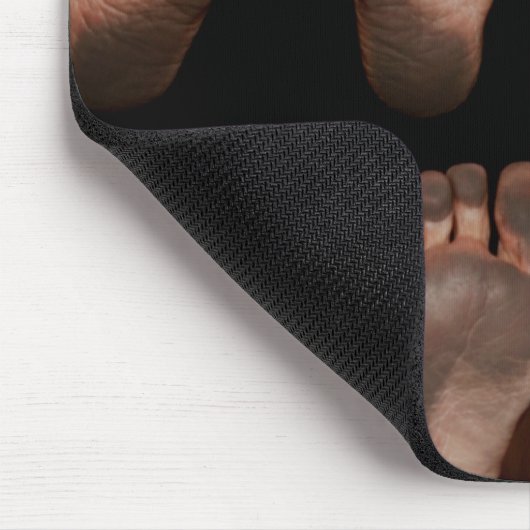 SCHMUTZIGE SOHLEN MOUSEPAD (Ecke)