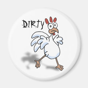 SCHMUTZIGE Spülmaschine (trauriges Huhn) Magnet