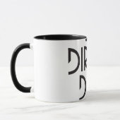 Schmutzige Typ-Kaffee-Tasse Tasse (Links)