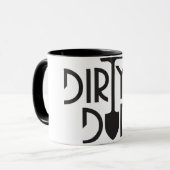 Schmutzige Typ-Kaffee-Tasse Tasse (Vorderseite Links)