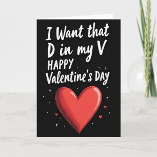 Schmutzige Valentinstagskarte Karte