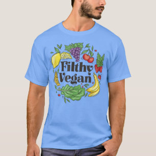 Schmutzige Vegane Früchte T-Shirt