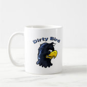 Schmutzige Vogel-Kaffee-Tasse Kaffeetasse (Links)