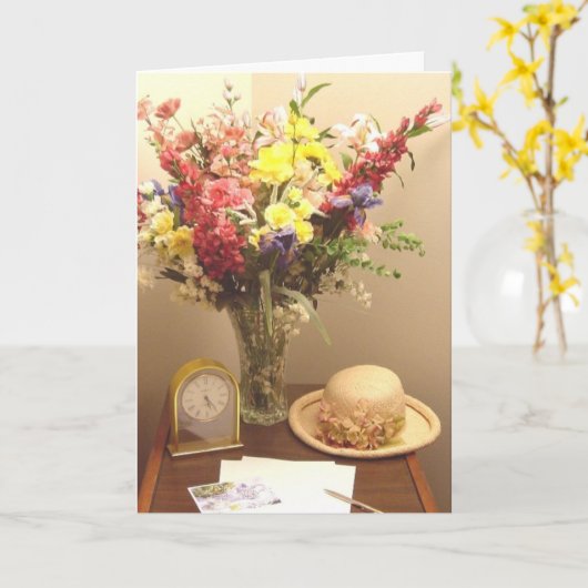 Schmutzige Worte Karte (Gelbe Blume)