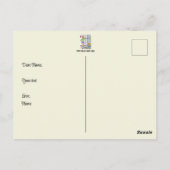 Schmutzige Wörter Postkarte (Rückseite)