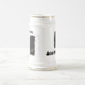 Schmutziger 3 Kasten 2 Stein Bierglas (Mittel)