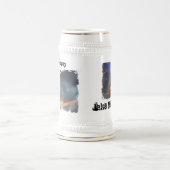 Schmutziger 3 Kasten 2 Stein Bierglas (Mittel)