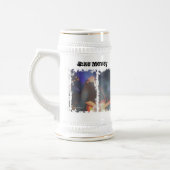 Schmutziger 3 Kasten 2 Stein Bierglas (Links)