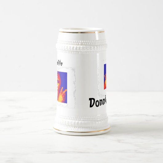 Schmutziger 3 Kasten Stein Bierglas (Mittel)