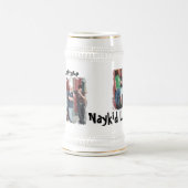 Schmutziger 3 Kasten Stein Bierglas (Mittel)