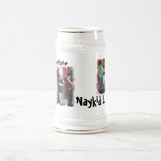 Schmutziger 3 Kasten Stein Bierglas (Mittel)