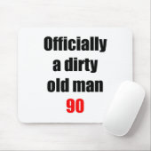 Schmutziger alter Mann 90 Mousepad (Mit Mouse)