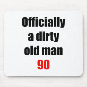 Schmutziger alter Mann 90 Mousepad