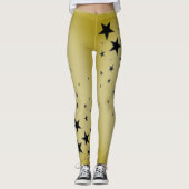 schmutziger blonder Superstar Leggings (Vorderseite)
