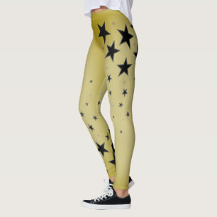 schmutziger blonder Superstern Leggings