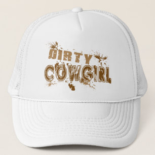 Schmutziger Cowgirl-Hut Truckerkappe
