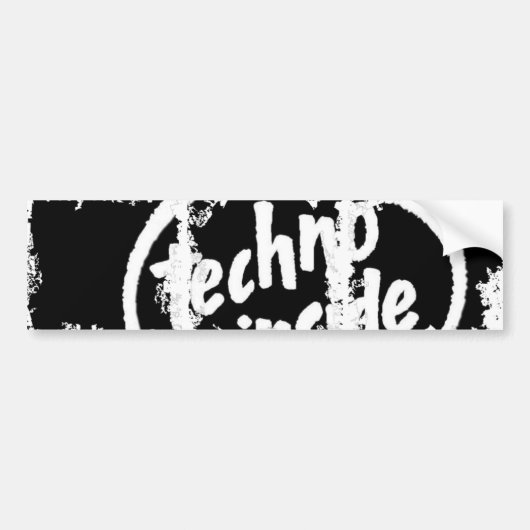 Schmutziger Foto-Autoaufkleber Autoaufkleber (Vorne)