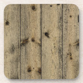 Schmutziger Holz-Korkuntersetzer Getränkeuntersetzer (Vorderseite)